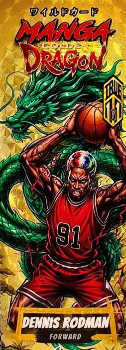 2026 Wild Card Manga Golden Dragon Dennis Rodman 1/1 Jeden, Nieuw