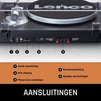 Lenco Platenspeler met Bluetooth - Twee externe Speakers - I, Verzenden, Zo goed als nieuw
