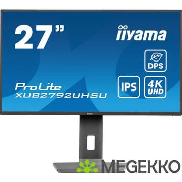 Iiyama ProLite XUB2792UHSU-B6 27  4K Ultra HD IPS Monitor, Verzenden, Nieuw, Iiyama