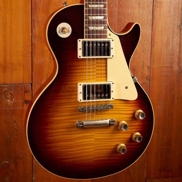 Gibson CS 1960 Les Paul Flametop Bourbon Burst, Ophalen of Verzenden, Nieuw