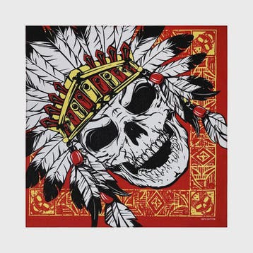 Skull Bandana Katoen - Hip Hop Stijl Hoofddoek & Accessoire, Verzenden, Nieuw