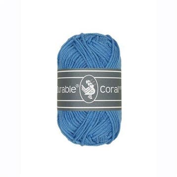 Durable Coral Mini 295 Ocean Blue - Haakgaren / Breigaren, Ophalen of Verzenden, Nieuw, Breien of Haken, Wol of Garen