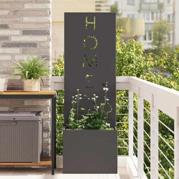 vidaXL Tuin Privacy Screen Zwart 50 x 32 x 150 cm, Verzenden, Nieuw