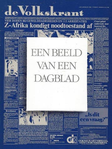 Volkskrant een beeld van een dagblad - Gessel 9789071474019, Verzenden, Gelezen, Gessel