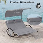 LIVSK Schommelstoel voor 2 Personen - Met Luifel - Stevig en, Verzenden, Nieuw