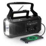 Noodradio Solar Dynamo 10000 mAh Powerbank Zaklamp, Verzenden, Nieuw, Radio