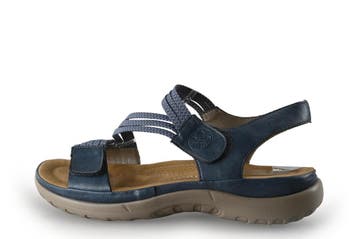 Rieker Sandalen in maat 40 Blauw, Sandalen of Muiltjes, Zo goed als nieuw, Rieker, Verzenden