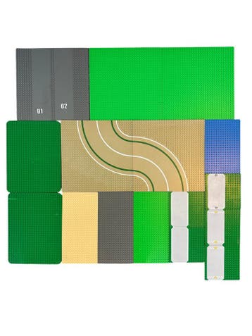LEGO 16x Verschillende Grond platen, Kinderen en Baby's, Speelgoed | Duplo en Lego, Verzenden, Zo goed als nieuw