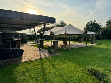 Stretchtenten & luifels: winterterras, scherpe prijs, Tuin en Terras, Nieuw, Overige typen