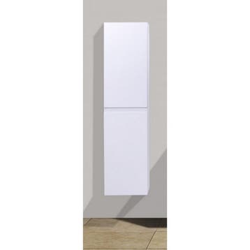 Kolomkast Sanimar Sevilla Omkeerbaar Wit 160 x 40 x 35 cm, Ophalen of Verzenden, Nieuw, 25 tot 50 cm, Overige typen
