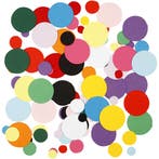 Karton Mozaiek, rond, d 10+15+20 mm, 180 gr/ 1 doos, Hobby en Vrije tijd, Knutselen, Nieuw