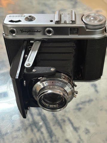 Voigtländer Perkeo E mit Color-Skopar 3,5/80mm | Analoge, Nieuw