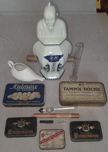 Peloille - Apotheek gereedschap (10) Vintage -, Antiek en Kunst