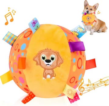 Interactieve, vrolijk gekleurde pluche speelgoed bal, Dieren en Toebehoren, Honden-accessoires, Verzenden, Nieuw