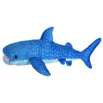 Wild Republic walvishaai knuffel - blauw - 35 cm - pluche, Verzenden, Nieuw