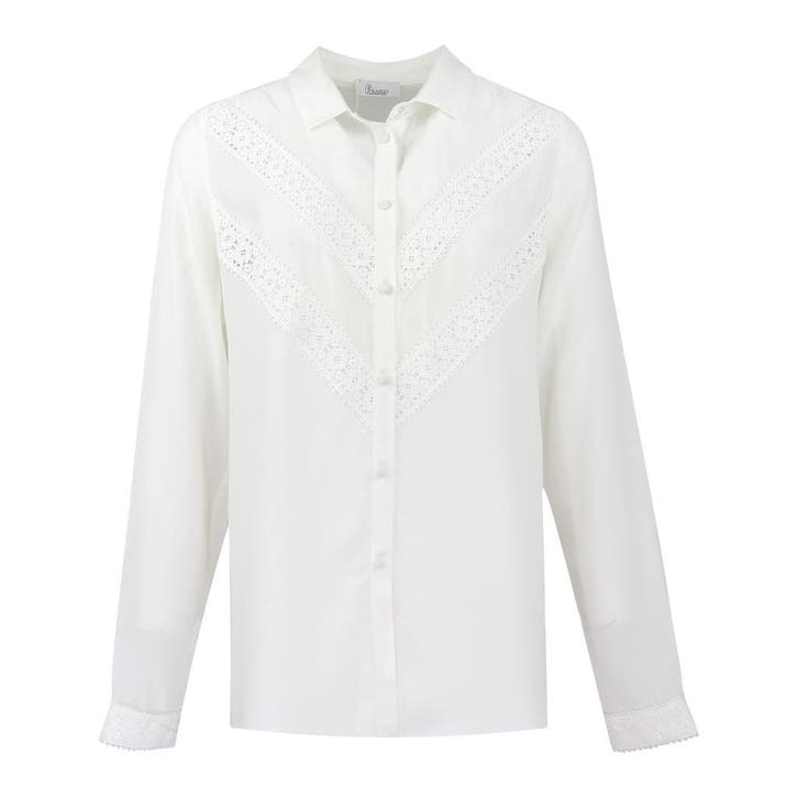 Princess goes Hollywood • blouse met kant • 36, Kleding | Dames, Tops, Wit, Nieuw, Maat 36 (S), Verzenden