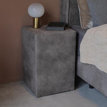 *WOONWINKEL* Boxspring Nachtkastje Antraciet, Huis en Inrichting, Slaapkamer | Nachtkastjes, Verzenden, Nieuw