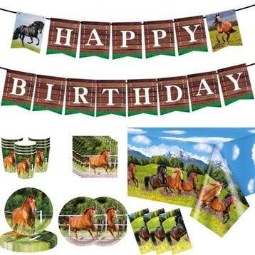 33-delige paarden decoratie set, Ophalen of Verzenden, Nieuw