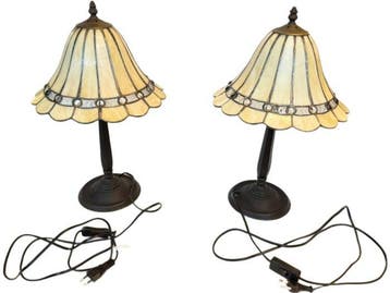 Lamp (2) - Glas-in-lood