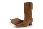 Bronx Cowboy laarzen in maat 40 Bruin, Kleding | Dames, Bronx, Bruin, Verzenden, Gedragen