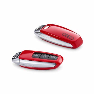 Originele Audi sleutelhoes - rood-metallic, Auto diversen, Ophalen of Verzenden, Nieuw