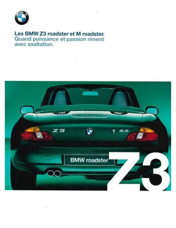 1999 BMW Z3 ROADSTER | M ROADSTER BROCHURE FRANS, Nieuw, BMW, Author