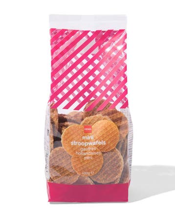 HEMA Mini stroopwafels XL 400g, Verzenden