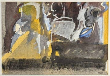 Marcus de Vestele (1941-2024) - Composition Cobra, Antiek en Kunst, Kunst | Schilderijen | Modern