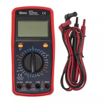 Benson Rode digitale multimeter met LCD scherm en meetber..., Ophalen of Verzenden, Nieuw