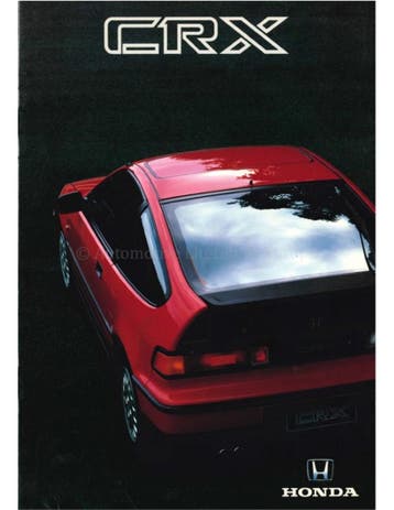 1991 HONDA CRX BROCHURE NEDERLANDS, Nieuw, Honda, Author