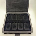 miArt - Handmade Black Leather Zippo / Lighter Storage Case, Nieuw