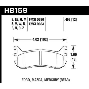 Hawk 97-02 Ford Escort/98-03 ZX2 / 94-97 & 99-05 Mazda Miata, Ophalen of Verzenden, Nieuw