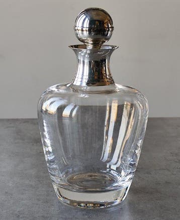 Fallani Giuseppe - Firenze - Karaf - kristal, .800 zilver, Antiek en Kunst