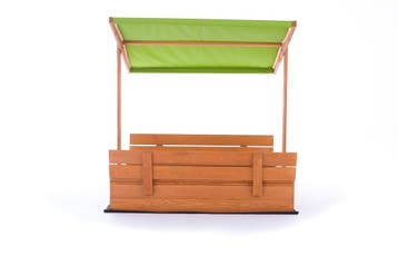 Houten Zandbak 120x120 | Groen Dak | Nieuw | OP=OP, 100 tot 200 cm, Nieuw, Ophalen of Verzenden, Minder dan 25 cm
