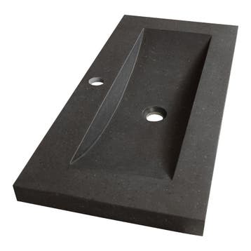 Brauer Magma Wastafel Ondiep - 80 cm - met 1 Spoelbak en 1, Ophalen of Verzenden, Nieuw