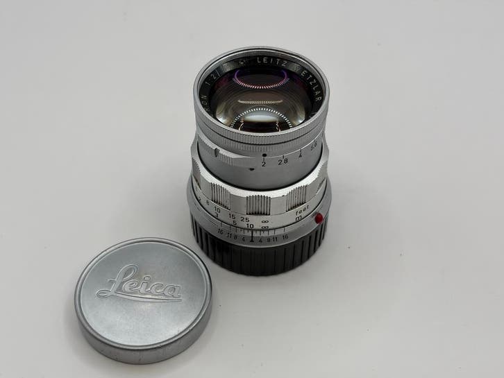 Leica Summicron 50mm V2 RIGID, Audio, Tv en Foto, Fotografie | Lenzen en Objectieven, Verzenden