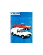 1984 PEUGEOT 504 PICK UP + CHASSIS CABINE + BESTEL BROCHURE, Nieuw, Peugeot, Author