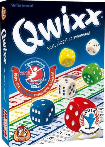 White Goblin Games dobbelspel Qwixx van €14,99 voor €7,49, Ophalen of Verzenden, Nieuw