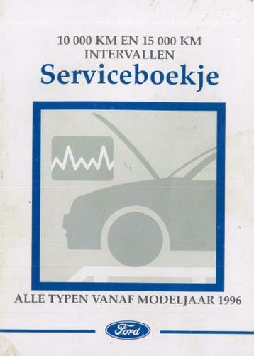 1996 Ford Fiesta Serviceboekje Nederlands, Verzenden