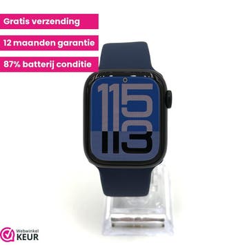 Apple Watch Series 9 41mm midnight | 12 maanden garantie, Sieraden, Tassen en Uiterlijk, Smartwatches, Stressniveau, Verzenden