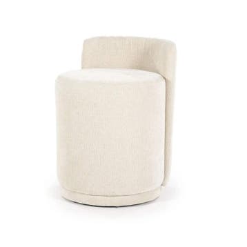 Hocker Marque - Beige - 240196 - hockers, Nieuw, Stof