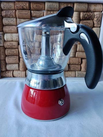 Caffettiera Bialetti Moka Crystal in Alluminio e Vetro -