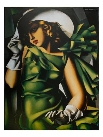 Kunstdruk Tamara De Lempicka - Donna Vestita In Verde, Verzenden, Nieuw