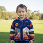 Kinder vest met rits, Peruvian kids sweater, jacke Peru kind, Verzenden, Jongen of Meisje, Trui of Vest, Nieuw