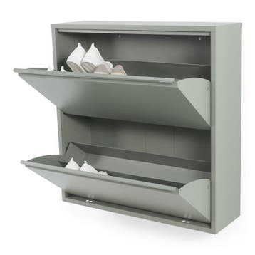 Spinder Design Billy 2 schoenenkast - dusty green, Verzenden, Nieuw
