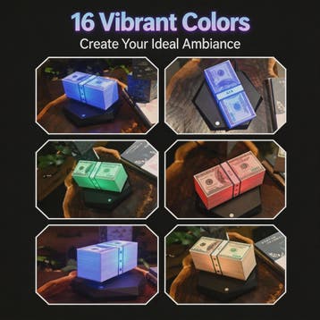 GTA 5 Magneet Zwevende Nachtlamp met 16 Kleuren en Afstandsb, Verzenden, Nieuw