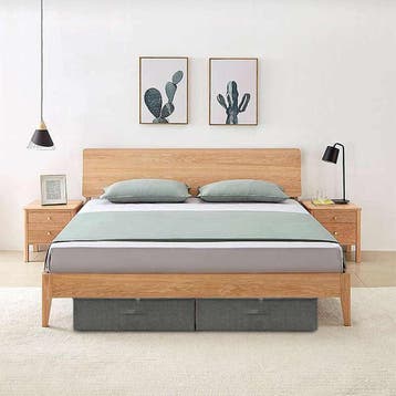 vidaXL Opbergbox 70x40x18 cm stof antracietkleurig, Huis en Inrichting, Woonaccessoires | Kisten, Verzenden, Nieuw
