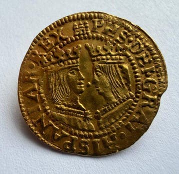 Spaans-Nederland Ferdinand en Isabella. Gouden Dukaat ND