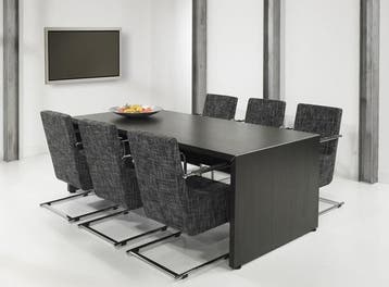 Nieuw Directievergadertafel Donker Eiken 220cm HHV, Ophalen of Verzenden, Nieuw in verpakking