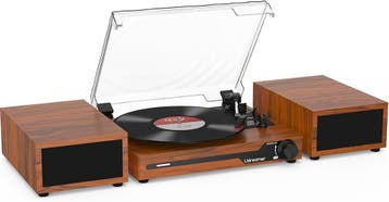 Platenspeler Vintage - Bluetooth 5.3 - Retourdeal 41% Kor..., Overige merken, Ophalen of Verzenden, Zo goed als nieuw, USB-aansluiting